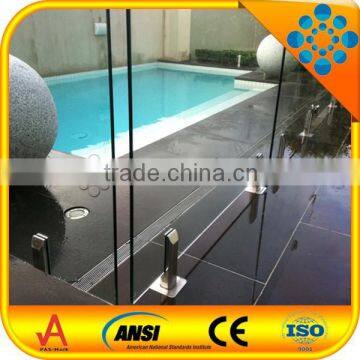 frameless glass spigot/square spigot with base plate/ high quality pool fence spigot
