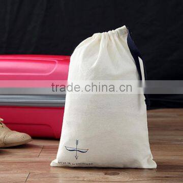 Home furnishing cancas dustproof storage drawstring bag