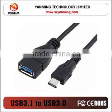 USB 3.1 type C to USB3.0 female adapter cable