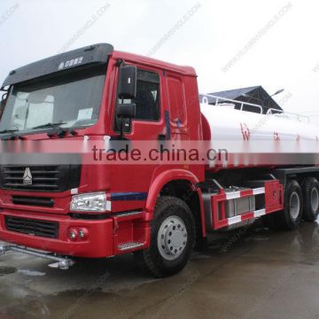 sinotruk 6x4 howo water tank truck for sale 20 cubic meter load capacity