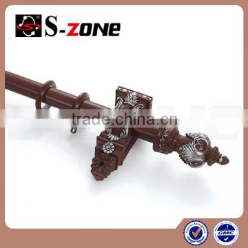 35mm design wooden curtain rod