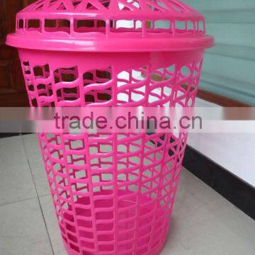 plastic bright color laundry basket