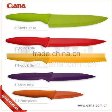 stainless steel non stick coloured kitchen knife set                        
                                                                                Supplier's Choice