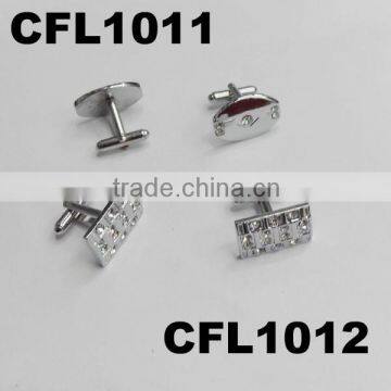 bulk wholesale men fashion rhinestone cufflinks