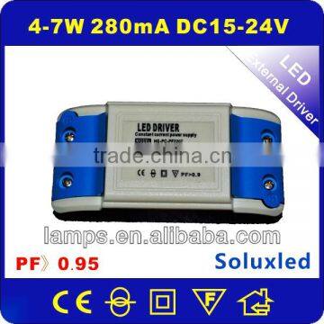 LED Driver power supply 7W high PF