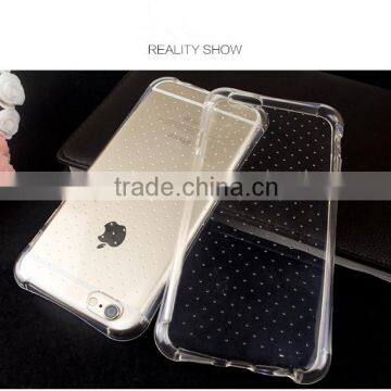 2016 Hot-selling Factory price Air Cushion Explosion Proof Drop Resistance Soft TPU Mobile phone Case For iPhone 6s