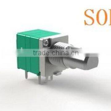 SOL-B10k 9mm with switch Potentiometer mini Rotary Potentiometer 5 pin potentiometer