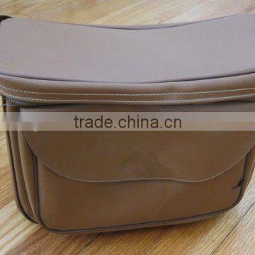 Factory competitive price high grade leather Camera Bag in Dongguan