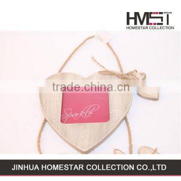 Factory supplier newest photo frame nice heart shape three home decoration