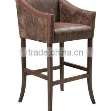 wood and leather bar chair restaurant bar furniture restaurant lounge bar furniture HDB567