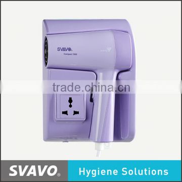 220V 1300W multi-functional ABS wall mounted professional hair dryer