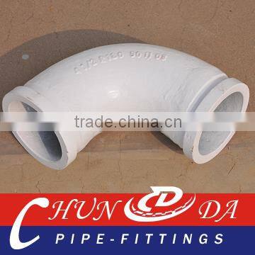DN125 Concrete Pump Delivery Pipe Elbow with heat treatment