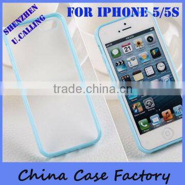 Hard Clear Transparent Plastic Case For IPhone 5S 5c photo-2
