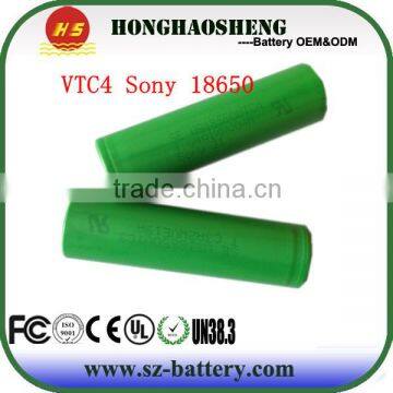 Original 3.7v 2100mah Sony 18650 battery US18650VTC4 battery cell(30A discharge)