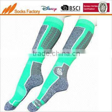 Men's soccer socks kneehigh socks made of nylon and cotton with selective terry