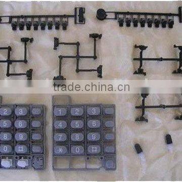 Plastic part with plastic mold