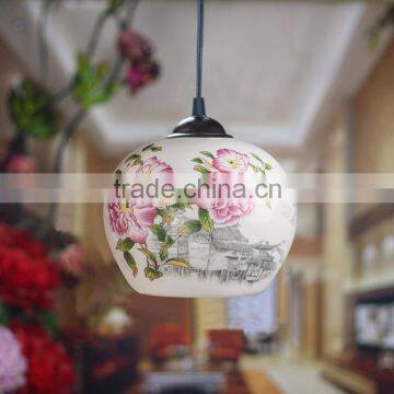 Jingdezhen Pastel Ceiling Pendant Light Designer Restaurant Lighting photo-2
