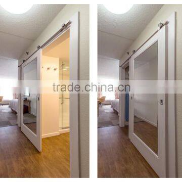 Sliding Mirror Barn Door for Hotel Bathroom Door                        
                                                                Most Popular