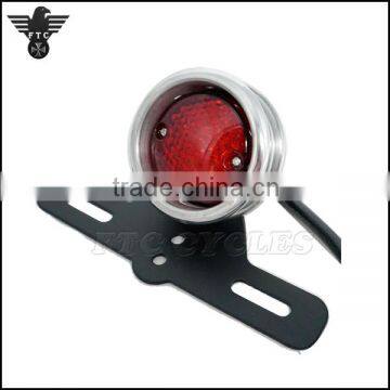 Classic Retro Round LED Motorcycle Tail Light for Harley Trackers