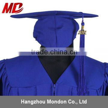 Graduation Cap with Tassel Matte Royal Blue