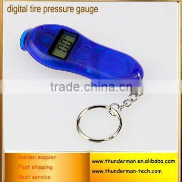 100psi Mini keyring style LCD Digital digital tire pressure gauge