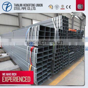 erw galvanized square steel pipe tube