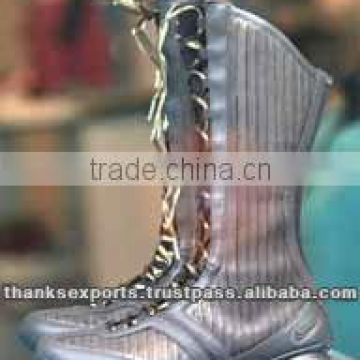 SWEDEN style cowboy boots for women wedges with genuine leather