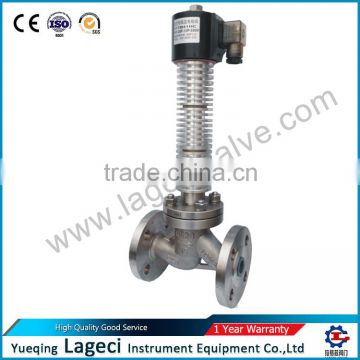 Ultra high temperature solenoid valve