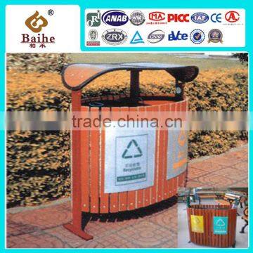 2016 outdoor wooden waste bin