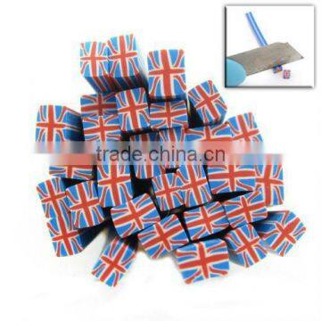 20x New Charms UK Flag Nail Art Canes Set HN542