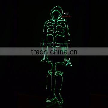 dmx programmable show costume clothes, LED costume clothes