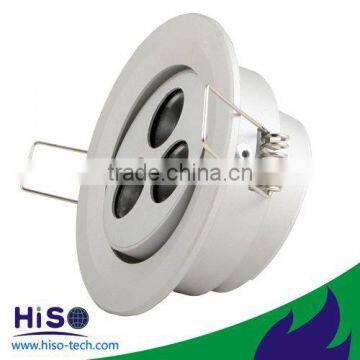 High Lumin 3W frosted recessed downlight with CE&RoHS