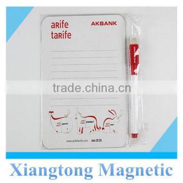 custom promotional magnetic writing notepad, writing notepad with magnets