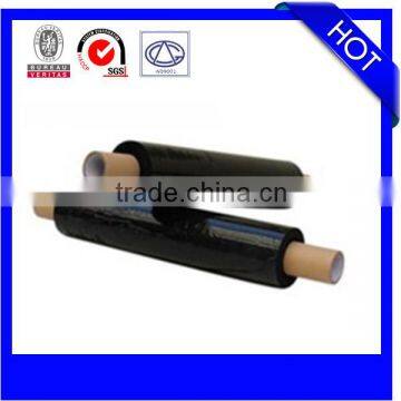 500mmx23micx200m lldpe stretch balck film