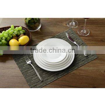 Shenzhen Factory Wholesale Cheap Plain Ceramic White Dinner Plate photo-2