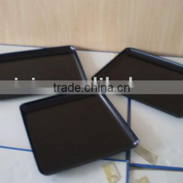 Black plastic tray, vacuum forming tray