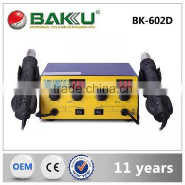 LED Digital Display SMD Hot Air Rework Station with 2 Handle (BK-602D)