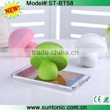 2014 new luanch mushroom bluetooth speaker with Nightlight