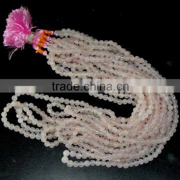 Rose Quartz Jap Mala : Wholesale Jap Mala : Handmade Agate 108 Beads Mala