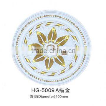 HG5009wholesale and luxury pu polyurethane ceiling moulding/pu medallions moulding