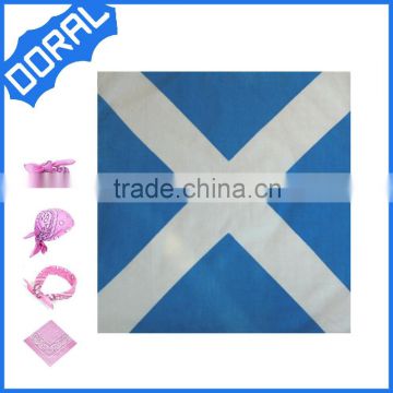 hot sale country flag customized design multi styles cotton bandana