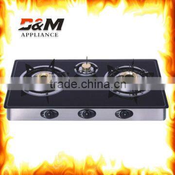 Fashion design 3 burner india type gas stove