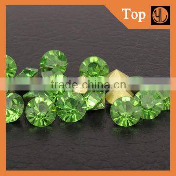Sex beads colourful shoe decoration glass rhinestones