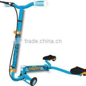 Two Wheels 100% IRON Folding Foot Pedal Kick Scooter for Kids Hand Press Brake photo-3