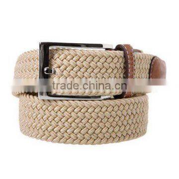 Fashion man elastic braided belt