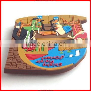 soft pvc magnet for fridge attractive souvenir fridge magnet China