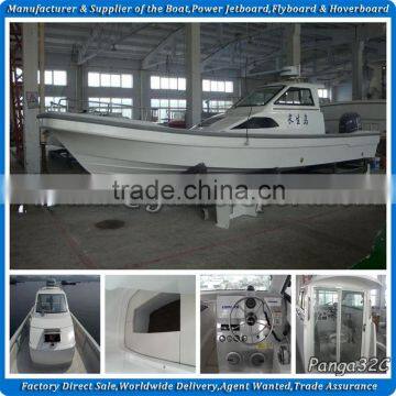 Gather 9.6m high quality cabin model panga boat,work boat,work panga boat