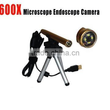 600x usb microscope camera 0.3MP microscope with take photo and record video