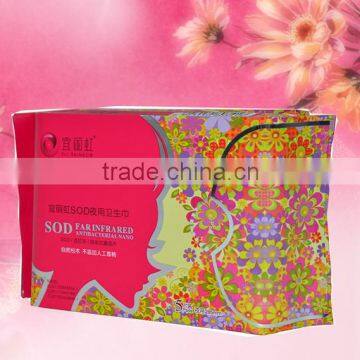 Cotton Sanitary Napkin Lady Pad Manufacturer Wholesale Price OEM Brand Name Women Towel All Sizes