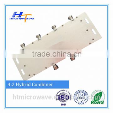 800-2500MHz Hybrid Combiner 4 in 2 out /4:2 Combiner n Type in IBS/BTS/DAS